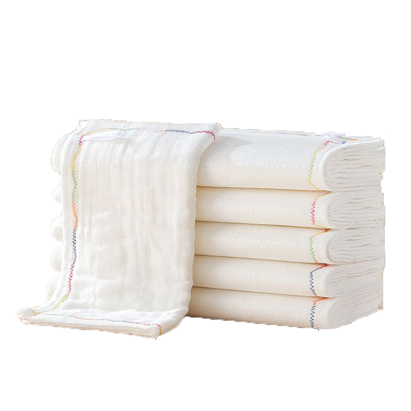 Grace Rainbow Oil-Repellent Dish Cloths 25x25cm 6-Pack Thickened 12-Layer Kitchen Scrubbing Towels