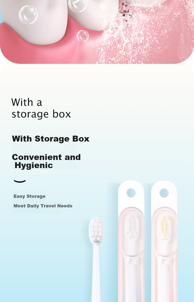 Etravel Ultra-Soft Bristle Toothbrush for Adults, Sensitive Gum Care, Pregnant Women, Postpartum, Individually Wrapped Family Pack Soft Bristle Toothbrush 4 Pieces 8