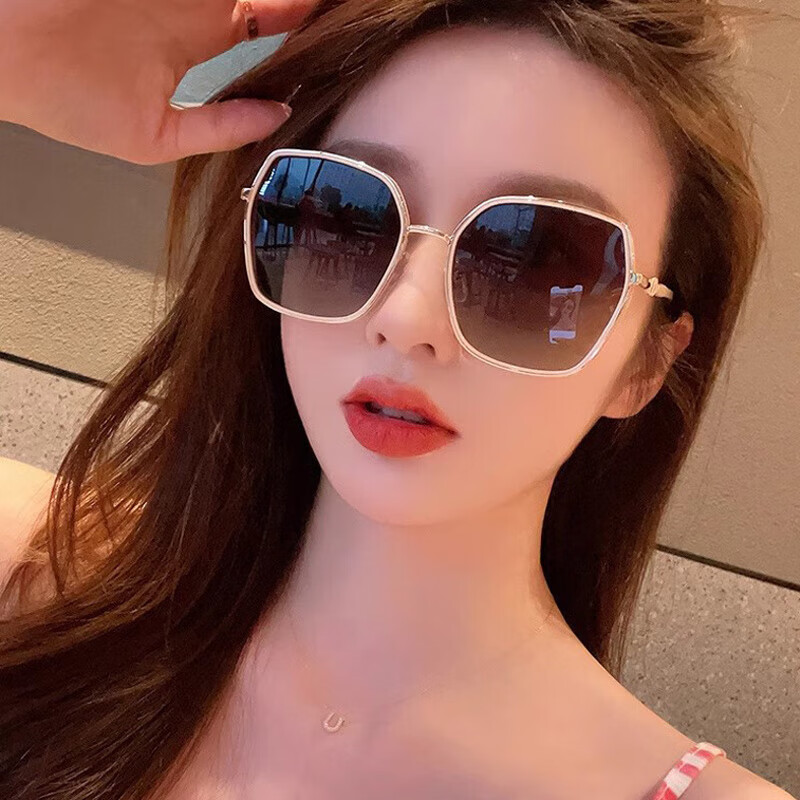 BWNK Women's High-End UV Protection Polarized Sunglasses Slimming Trendy Fashion Sun Glasses