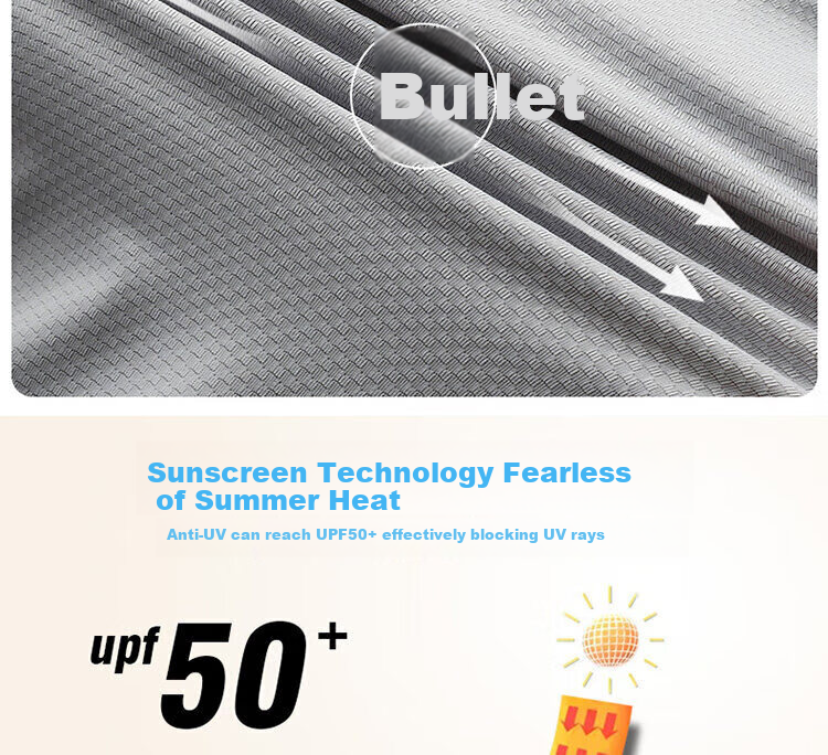 MiiOW Father's Day Gift Men's Summer Sun Protection Hooded Lightweight Jacket Casual Stretch Breathable Skin Coat 1