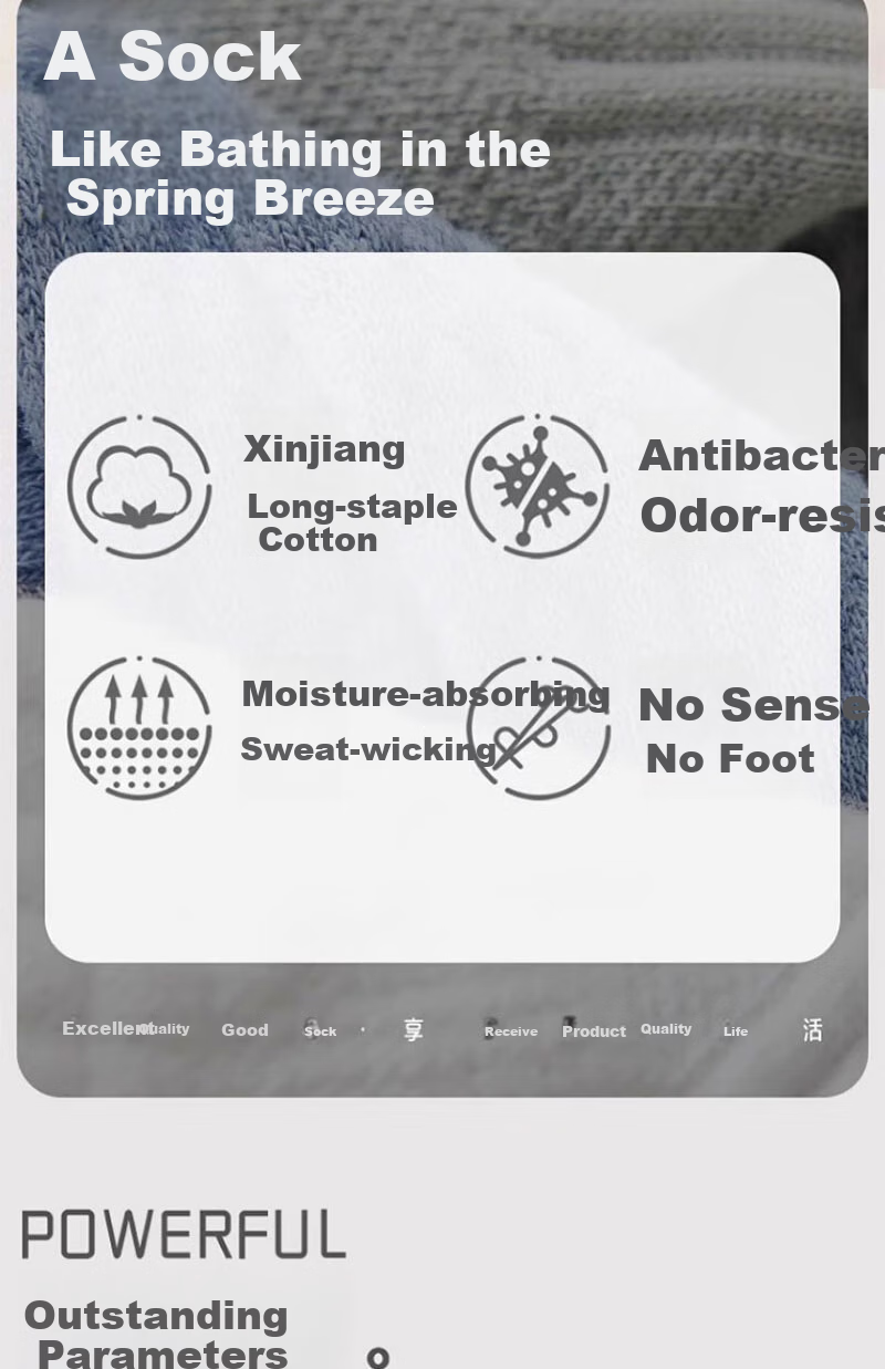 Mianmanman Men's Short Socks with Ear Loops, Summer Thin Black And White Antibacterial Deodorant Xinjiang Cotton Breathable Low-Cut Boat Socks, 10 Pairs 2