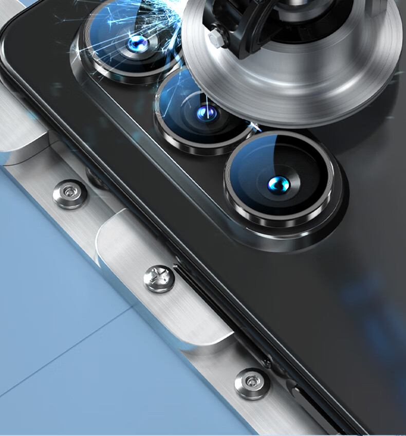 BLUEO Lens Protector for Samsung ZTriFold/ZFold7, High-Definition Clear Anti-Glare Anti-Drop Wear-Resistant Phone Protective Film for Rear Camera, Graphite Color 4