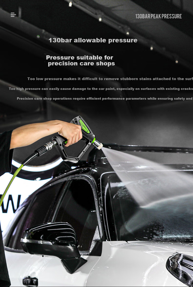 LUTIAN Commercial Industrial Car Wash Machine, High-Power High-Pressure Water Pump, Powerful Cleaning Machine, 220V Flushing Water Gun, Giant Wave PRO 6