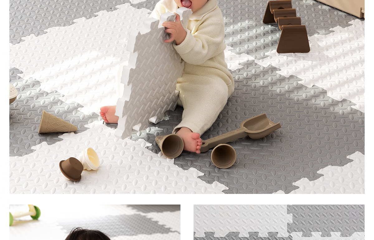 Zichen Baby Crawling Mat Foam Floor Mat Anti-Fall Thickened Puzzle Mat Crawling Pad Tatami Floor Mat 28