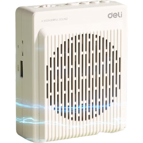 Портативный усилитель звука Deli 13W Little Bee, беспроводной, Bluetooth, с микрофоном, серый