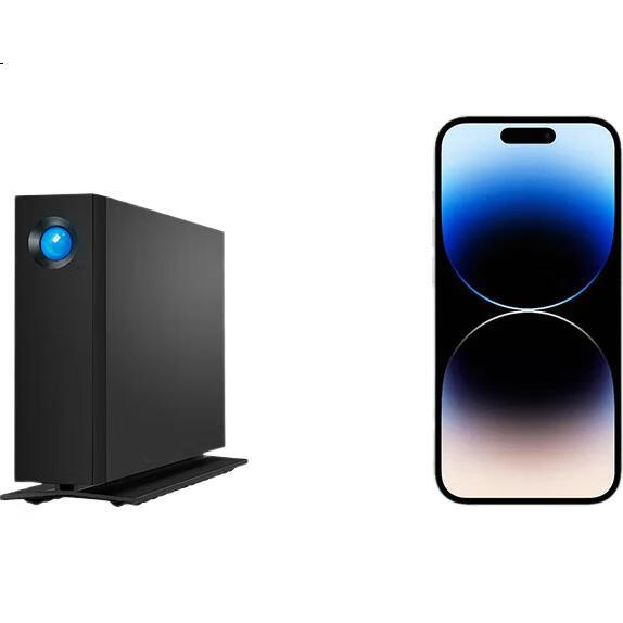 Внешний жесткий диск LaCie Portable Desktop Hard Drive, 20 ТБ, Type-C/USB3.1 D2, 3.5-дюймовый