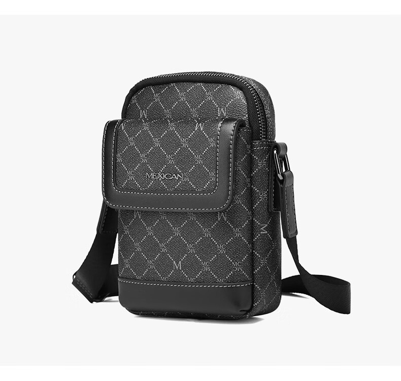 MEXICAN Printed Crossbody Bag, Shoulder Bag for Men, Casual Backpack, Phone Pouch, Small Messenger Bag, Birthday Gift for Boys 12