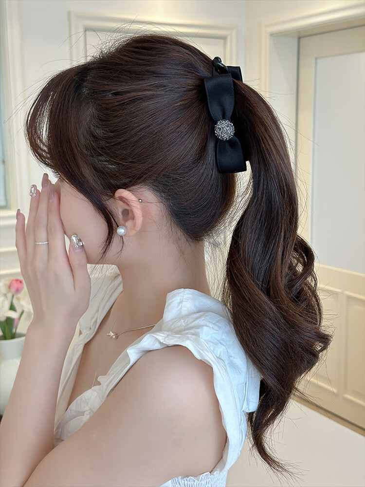 CHIMERA Large Vertical Clip Bow High Ponytail Twist Banana Hair Clip Hair Accessories for Thick Hair Women's Birthday Gift 1