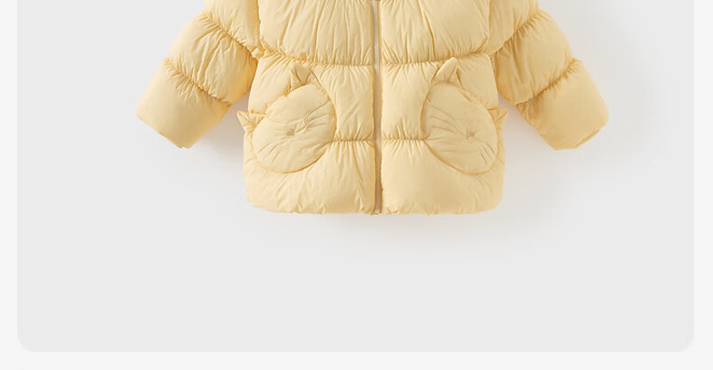 DAVE & BELLA Girls Waterproof Down Jacket Children's New Year Winter Coat Baby Year Outfit Mall Version 8