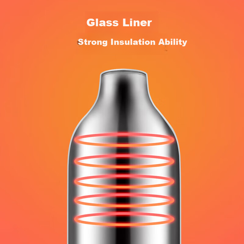GiNT Insulated Bottle, Large Capacity Hot Water Thermos for Home Use, Glass Inner Liner, Traditional Kettle, Student Dormitory Warm Bottle, Water Jug
