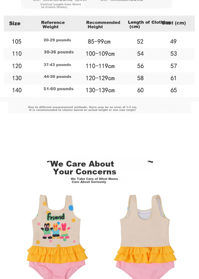 Adoreswim 2024 New Fashion Trendy Cute Style Girls' Summer Swimsuit Set, Two-Piece, Size 105 6