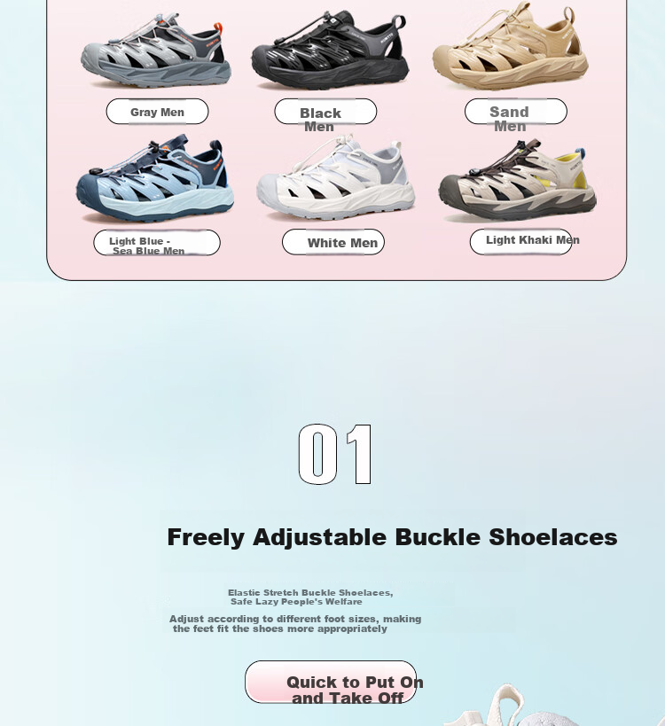 HUMTTO Outdoor Sports Sandals for Women, Closed-Toe Beach Shoes, Quick-Drying Water-Friendly River Tracing Shoes, Ice Blue/orange Blossom Plum, Size 37 3