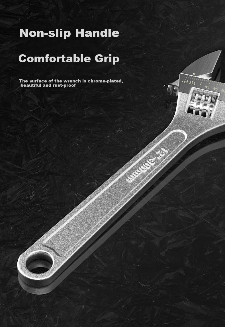 WORKPRO Universal Wrench, Hexagon Linkage Wrench, Box-End Wrench, Adjustable Wrench, Multi-Functional Auto Repair Tool 8