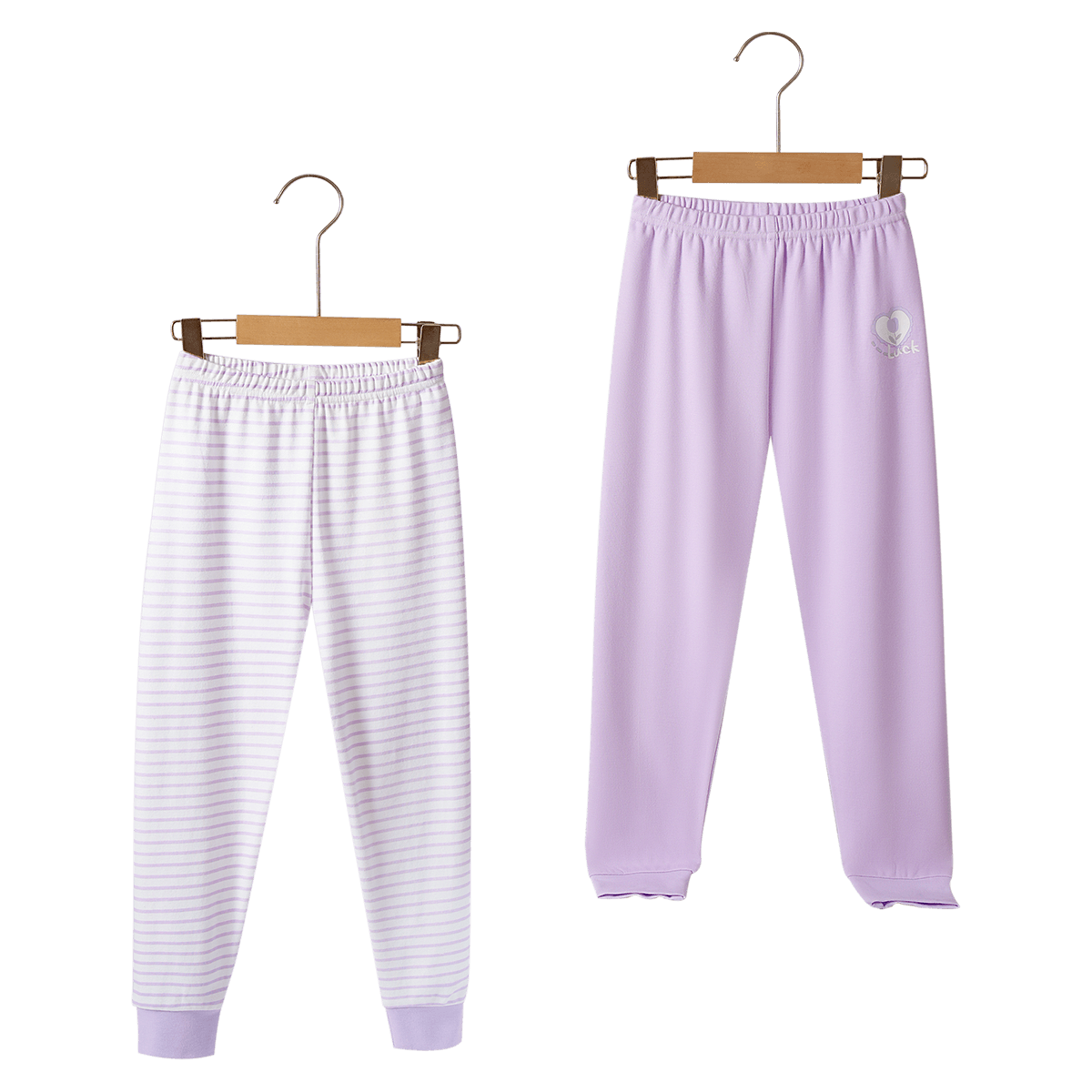 DEESHA Kids Thermal Leggings 2-Pack Girls Baby Autumn Winter Warm Cotton Pants Youth Pure Cotton Home Sleepwear