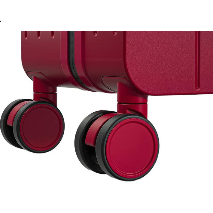 Чемодан DTA Bordeaux Red, 22 дюйма, с кодовым замком TSA, 4-колесный, материал PC
