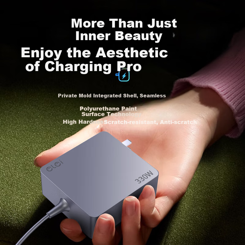 Elei GaN Microstar Blue Sky Laptop Adapter, GP76 Notebook Colorful Star 280W Charger, Jueying Gp68HX 20V14A Square Port
