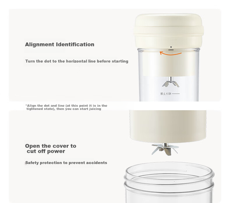 Joyoung Portable Juicer Cup, Fruit And Vegetable Juice Maker, Baby Food Processor, Electric Multi-Function Blender Cup L3-LJ320 10