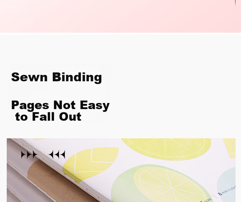 Deli Scented Notebook, Student Soft Copybook, B5/40 Sheets, Stitched Binding, FB540-Q Mitravel Series 6