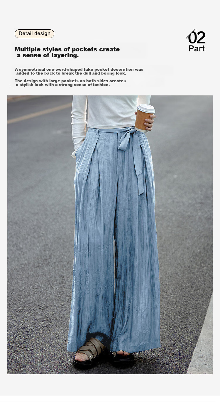 Dme [Lazily Casual Pants] Autumn Style, Relaxed Fit, Textured Design, Versatile Casual Pants for Wome 7