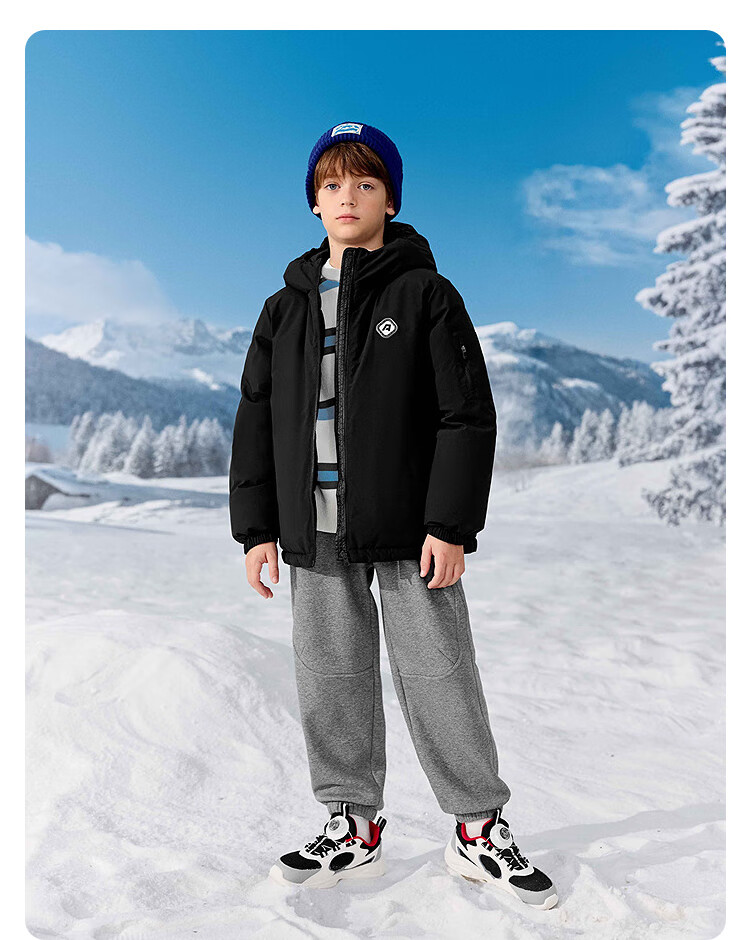 BALABALA Kids Down Jacket Unisex Outdoor 2025 New Winter Protective Warm Reversible 208425107217 3
