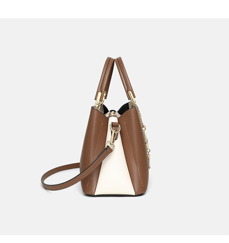 C.BANNER Women's Handbag, Cowhide Leather, Large Capacity, Tote Bag, Shoulder Crossbody, Light Luxury Brand, Birthday Gift for Girlfriend on May 20 5
