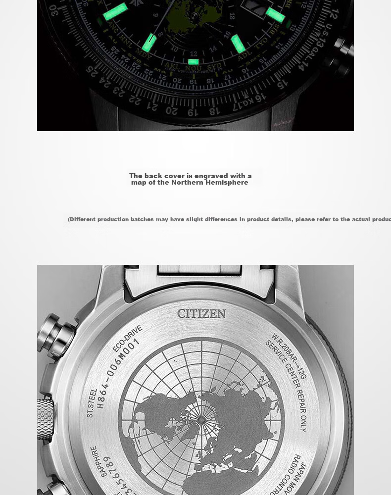 CITIZEN Watch, Men's Japanese-Korean PROMASTER Series, Eco-Drive, Radio-Controlled, Water-Resistant, Gift-Giving, BY3006-53H 10