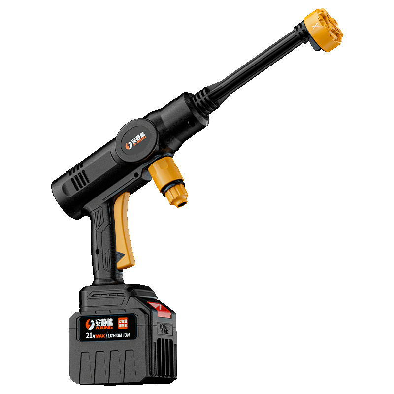 Quiet Bear Wireless High-Pressure Car Wash Gun Lithium Battery Rechargeable Electric Car Cleaning Water Gun