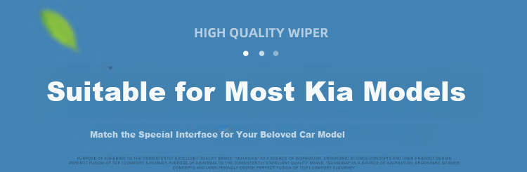 Aoye Windshield Wipers Suitable for Kia Sportage 11-19 Models/11-15 K5 Models, Frameless Wiper Blades, Front Windshield Wipers, 1 Pair, 24+18 Inches 8