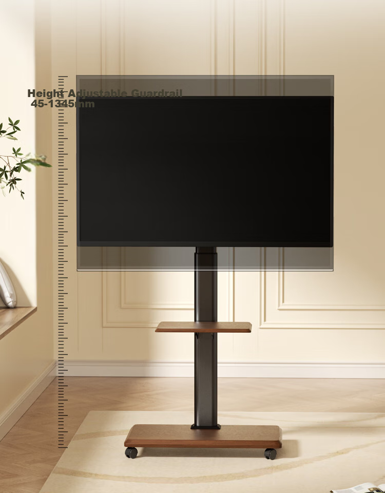 Enlipu TV Stand for 32-75 Inch, Floor-Standing TV Bracket, No Drilling Required, Movable Floor TV Stand Compatible with Multiple Brands of TVs 15