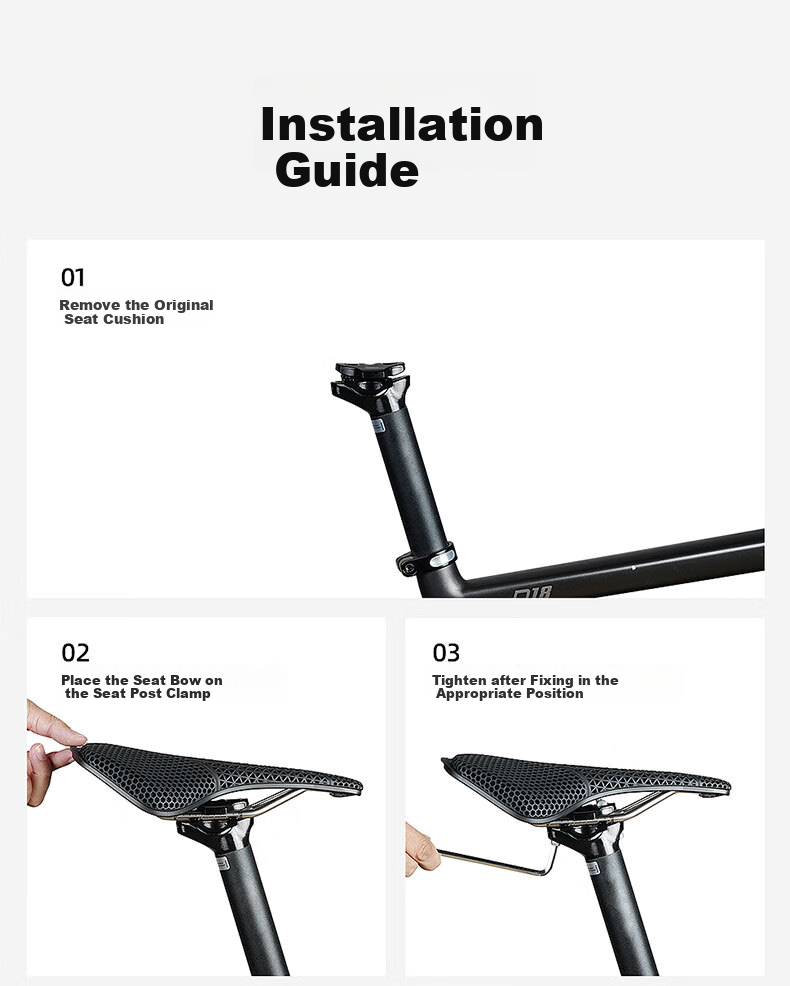 GUB 3D Printed Seat Cushion, Short Nose, Racing Road Mountain Bike Saddle, Cycling Equipment, 1169 17