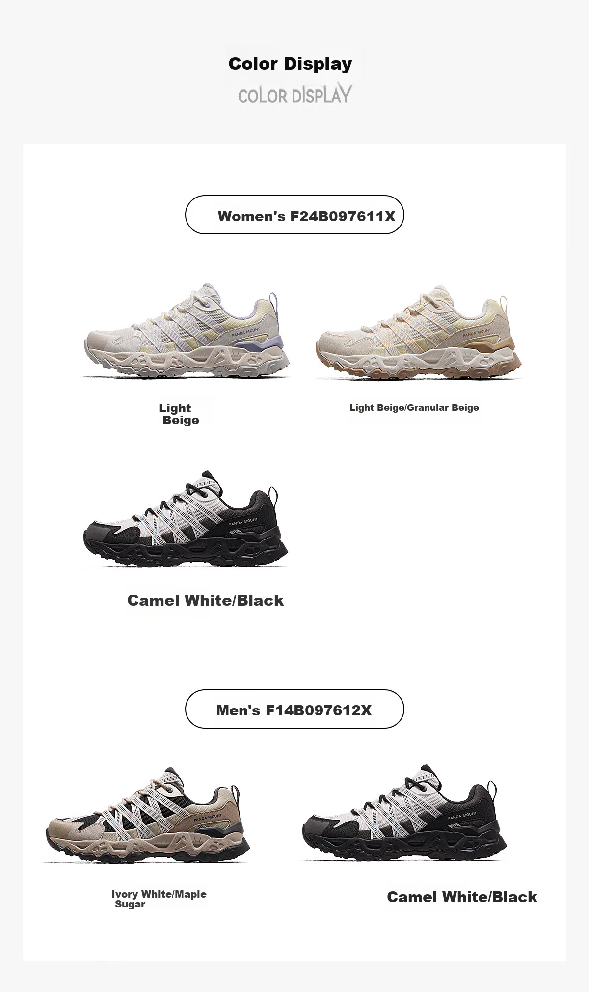 Xiongmao Luotuo Series Women's Hiking Shoes, Spring And Summer, Non-Slip, Wear-Resistant, Lightweight Sports Climbing Shoes, 612X Women's Size 36 7