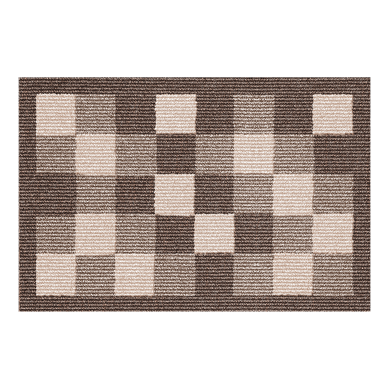 Budisi Entrance Door Mat, Doormat for Entryway, Cuttable, Dirt-Resistant, Anti-Slip, Vintage Brown Foot Mat, 120*80CM