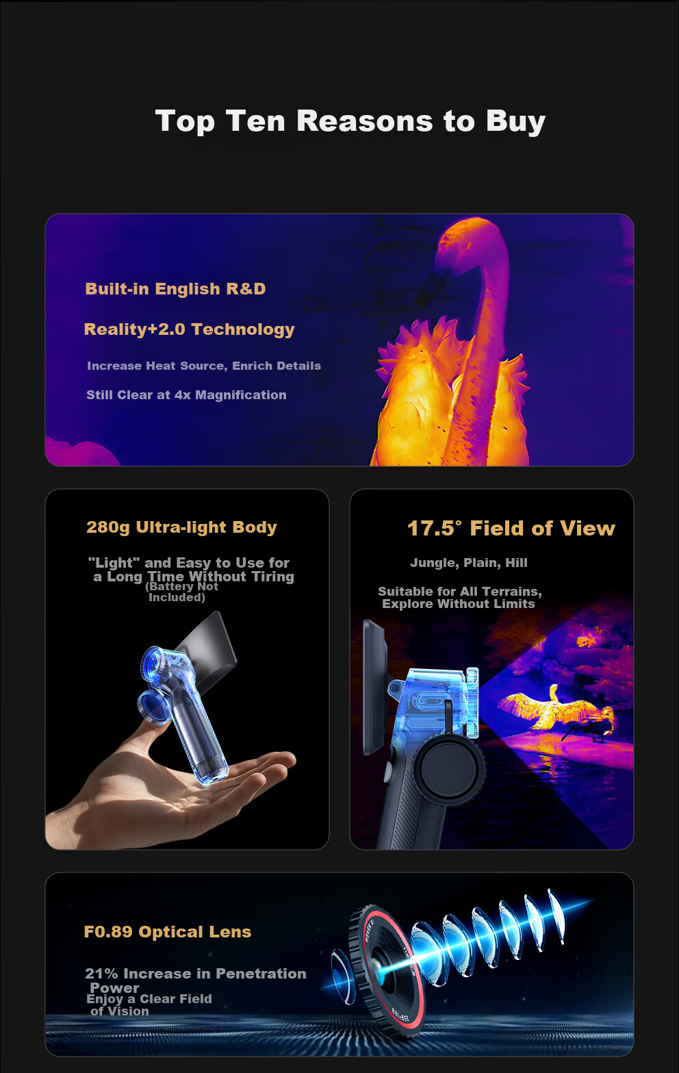 Yingrui Thermal Imaging Night Vision Device, High-Definition All-In Bird Finder, Patrol Ship R1 Outdoor R1 Infrared Thermal Imager, Tianyan DV2 3
