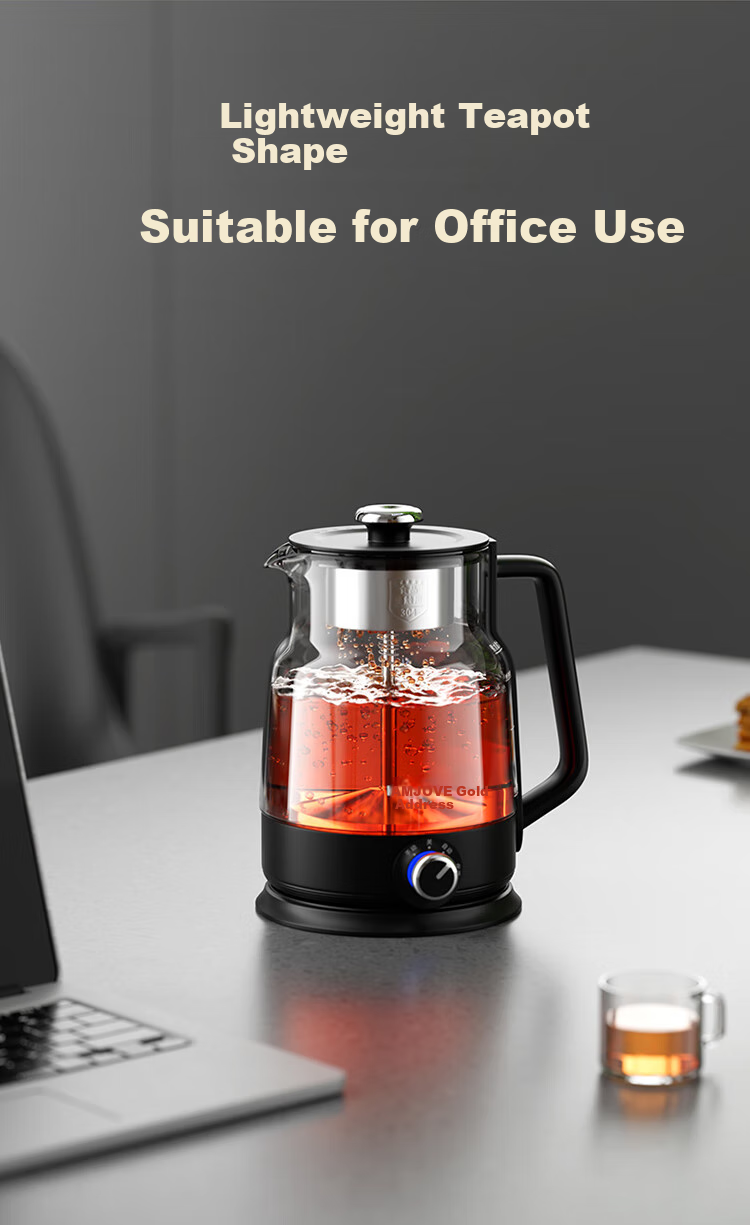 KAMJOVE Tea Kettle, Tea Infuser, Spray-Type Tea Maker, White Tea And Black Tea Steamer, All-In Tea Brewing Kettle, Tea Set 11