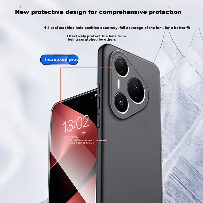 Чехол Stiger [Skin-Feel Frosted] для Huawei Pura80 Pro/Pro+, Huawei P800 Pro/Pro+, защитный чехол, полная защита, приятный на ощупь, матовый, анти-отпечатки пальцев, для мужчин и женщин
