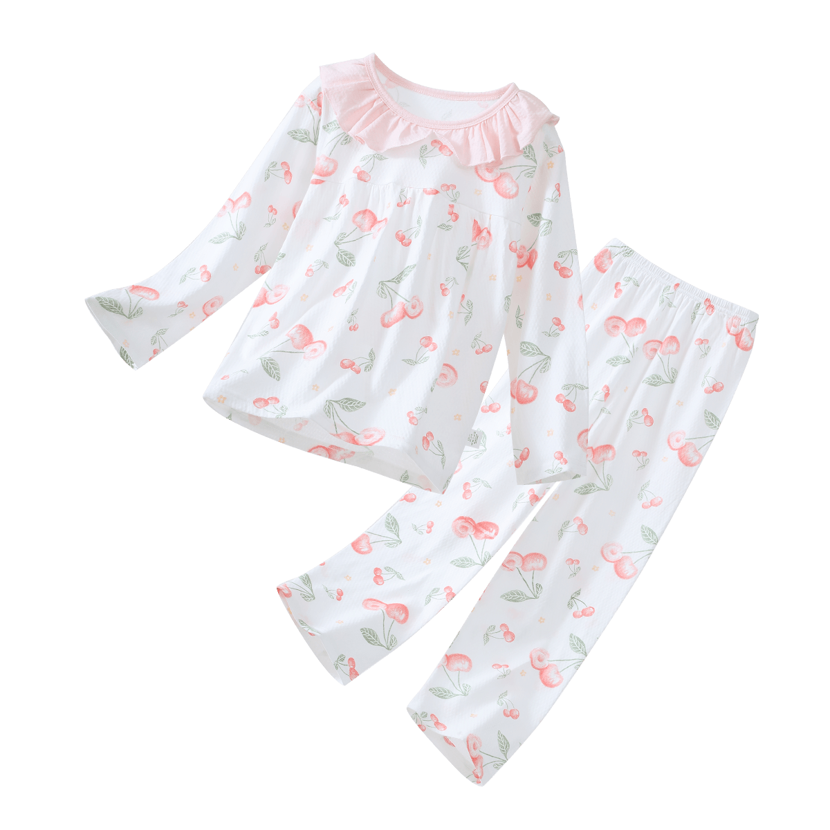 Deesha Girls' Pajamas Children's Air Conditioning Suit Set for Older Kids Students Baby Homewear