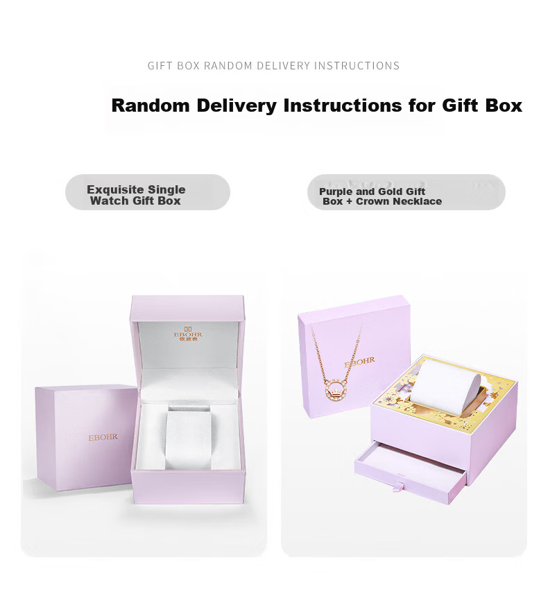 EBOHR Women's Watch, Butterfly Love Ceramic Strap Ladies Mechanical Watch, Light Luxury Exquisite Birthday Mid-Autumn Festival Gift 10880227 2