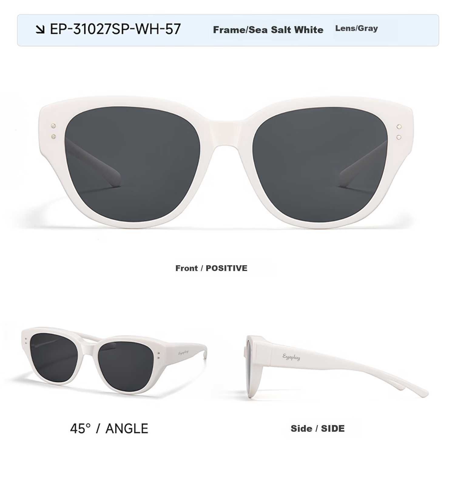 EYEPLAY Polarized Sunglasses for Women [Compatible with Prescription Lenses] Sunglasses for Men Driving Fishing 31027SP 6