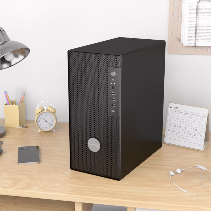 Great Wall Lingyun THC88 Desktop Computer Host Design Gaming Desktop PC (15th Gen Core Ultra5 225F/RTX3050 16GB DDR5+512GB)