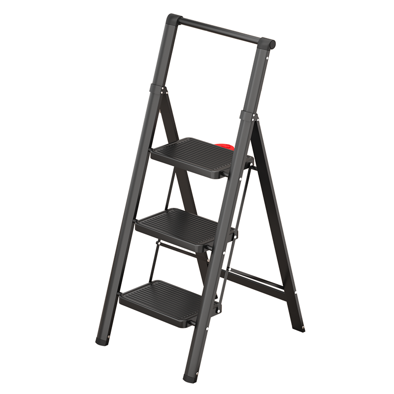 Aopeng Household Ladder Three-Step Folding Ladder Indoor Multifunctional Staircase Thickened A-Frame Single-Side Engineering Ladder