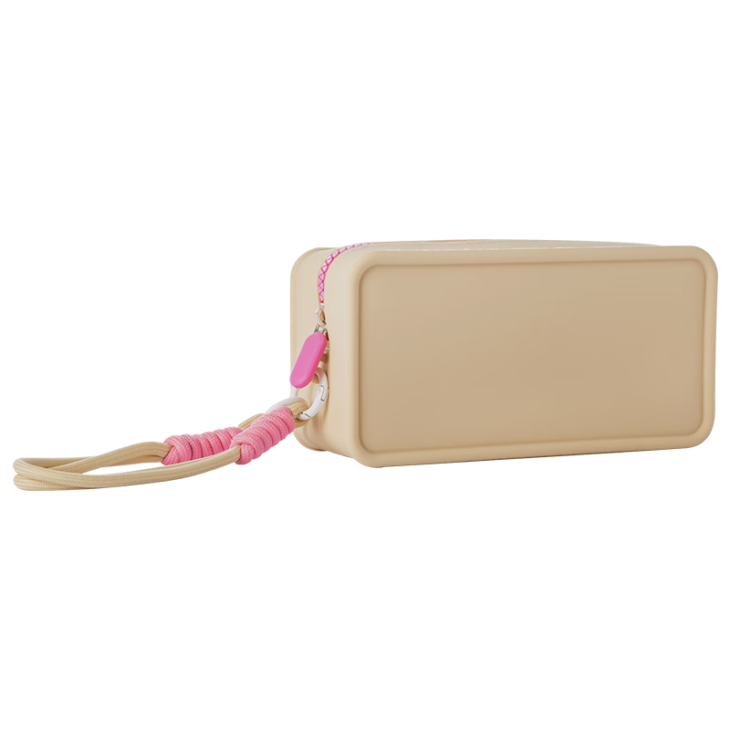 Jordan&Judy Silicone Travel Bag, Contrasting Color New Style, Large Capacity Cosmetic Bag, Portable Handheld Storage Toiletry Bag, Card Holder
