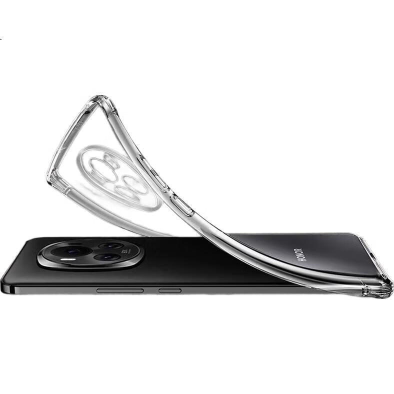 Чехол Kelleia для Honor Magic6, прозрачный, противоударный, с защитой камеры