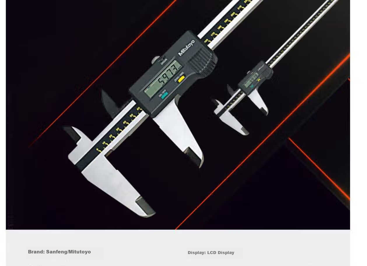 Mitutoyo Digital Caliper, High-Precision Caliper, Vernier Caliper, Imported from Japan, 500-193 Metric And Imperial with Roller 21