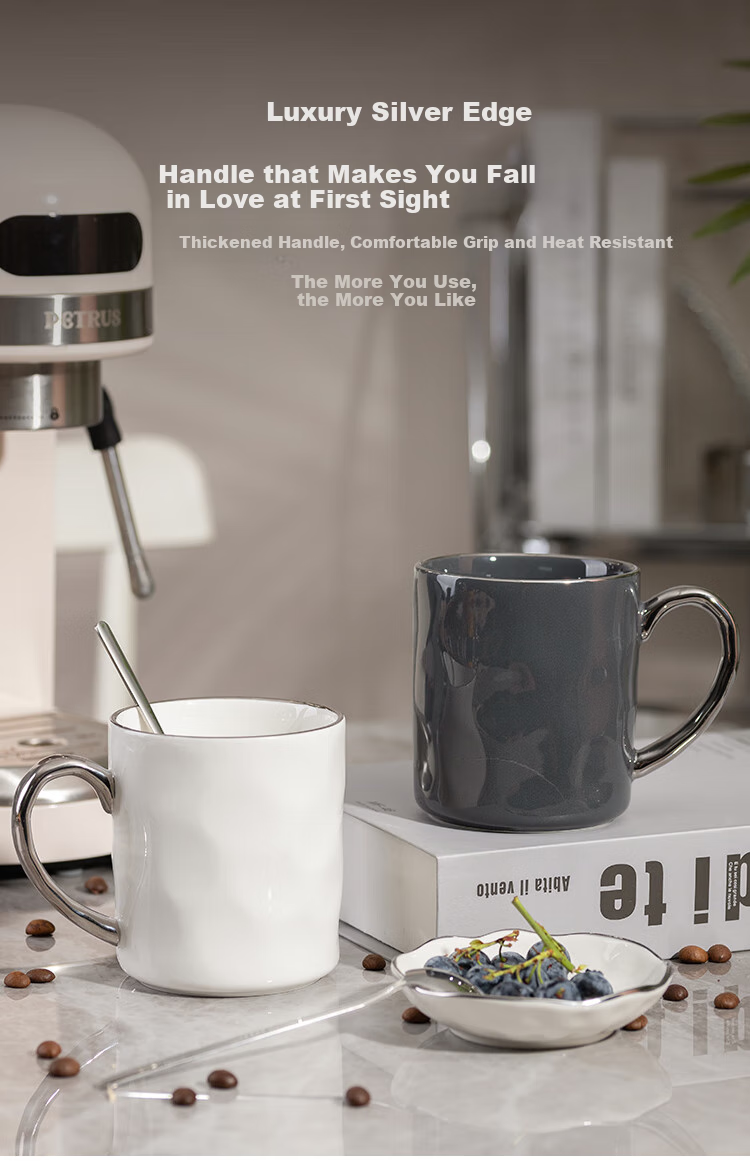 Banwu Life Ceramic Mug with Lid and Spoon High-Quality Office Tea Cup Cute Milk Cup for Women 6