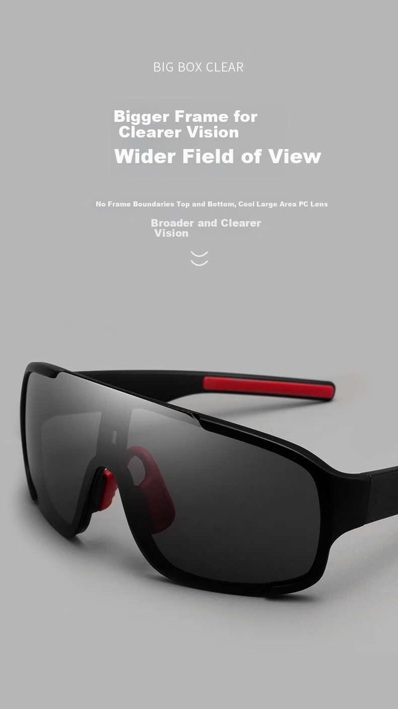 Lianshang Polarized Cycling Sunglasses, Day And Night Use, Unisex, Windproof And Sandproof, Outdoor Running, Photochromic 10