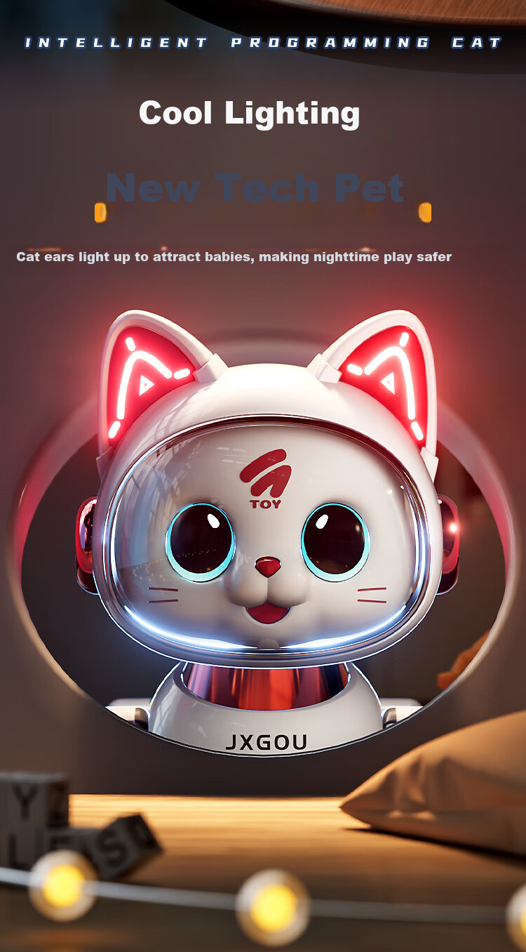 AoZhiJia Remote Control Robot Car Toy for Boys Aged 3-6 Birthday Gift Intelligent AI Robot Cat 15