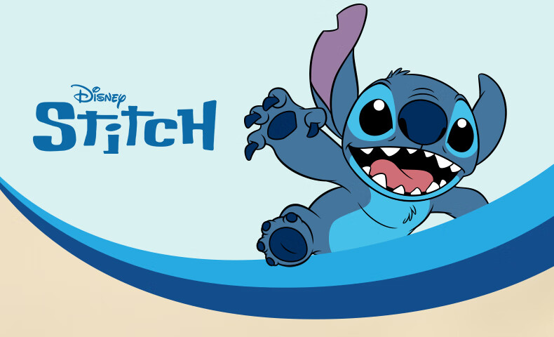 Disney Stitch Hug Small Gold Pendant, Stitch Plush Toy Doll, Birthday Gift for Girls And Childre 1
