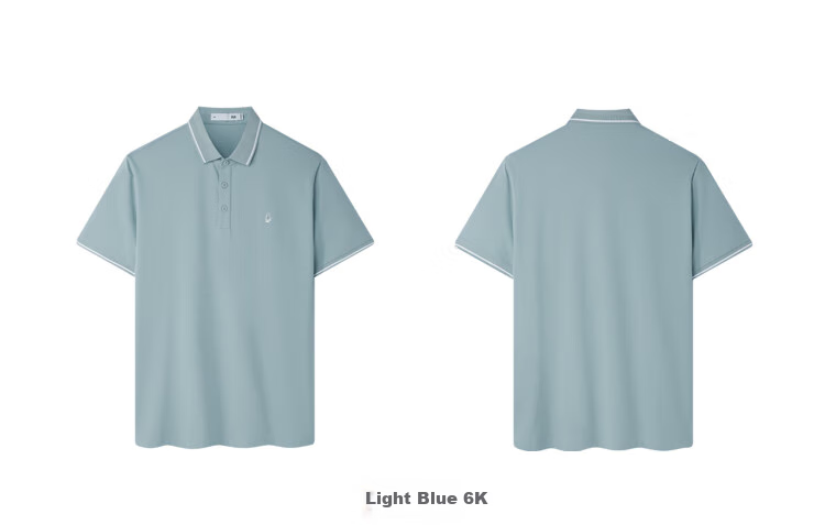 HLA Short-Sleeve Polo Shirt for Men, Cool And Stylish with Turn-Down Collar, Summer Wear 14
