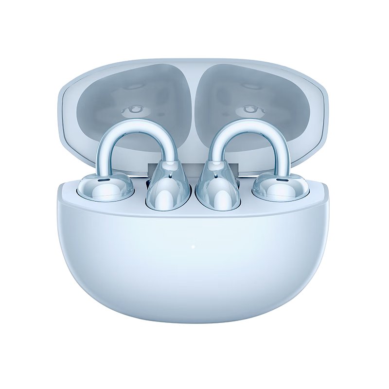 Honor LCHSE Clip-On Earphones 2 Honor Earphones Bluetooth Earphones Noise Cancelling Long Battery Life Suitable for Honor Huawei Phones Sea Breeze Blue [In-Stock Assembly]