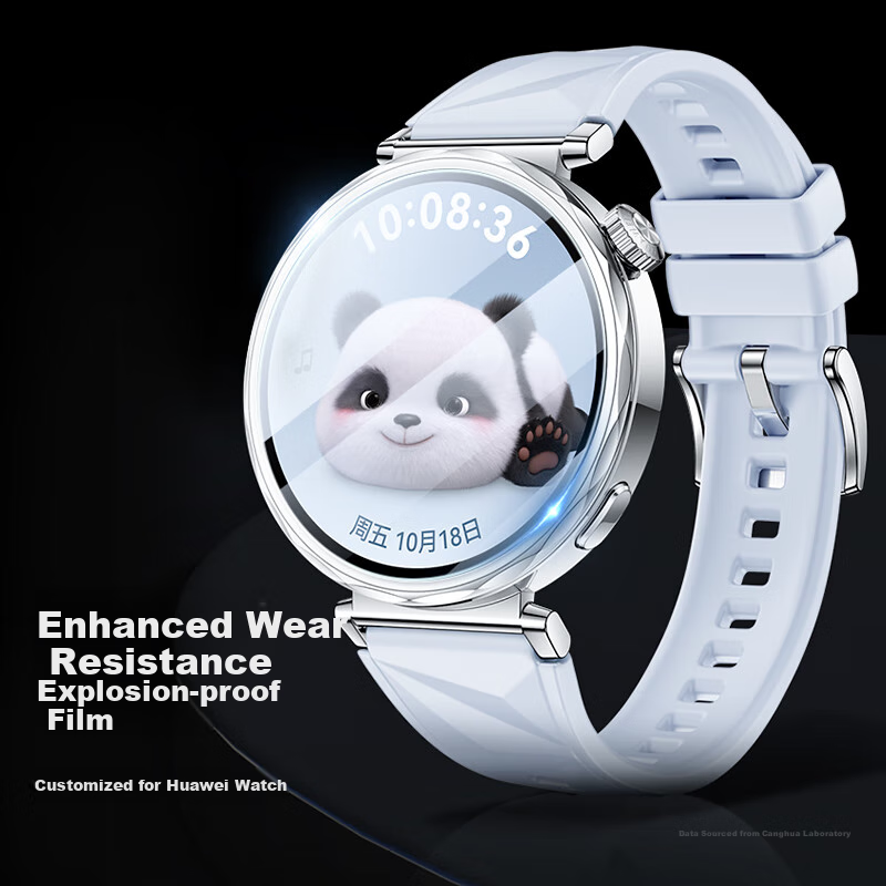 Защитная пленка CangHua для Huawei Watch GT6/GT5, 3 шт., закаленное стекло, HD Full Coverage, ударопрочная и водонепроницаемая пленка для часов с циферблатом 41 мм